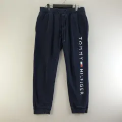 トミーヒルフィガー メンズL ネイビー トレーナー パンツ L2288