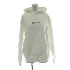 アニエスベー agnes b. アダムエロペ 20SS ロゴスウェットフーディーパーカー プルオーバー 長袖 S 白 ホワイト EX92SCT7 E20 /PP ■GY11