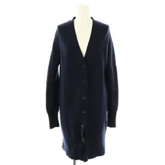 ポロ ラルフローレン POLO RALPH LAUREN ロングカーディガン ニット カシミヤ混 M ネイビー /HK ■OS