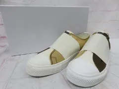 【中古】箱有 ZUCCA ｽﾞｯｶ ｽﾆｰｶｰ ﾍﾞﾙﾃｯﾄﾞｽﾆｰｶｰ CZ82AJ559 ﾌﾞﾗｳﾝ/ﾎﾜｲﾄ S 991890837