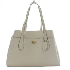 コーチ COACH ローラ キャリーオール レザー ショルダーバッグ ホワイト 88340 /YO26
