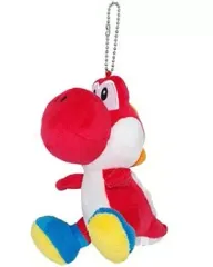 【中古】ぬいぐるみマスコット・ぬいぐるみバッジ あかヨッシー ぬいぐるみマスコット 「スーパーマリオ」