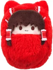 【中古】ぬいぐるみマスコット・ぬいぐるみバッジ 博麗霊夢 「東方Project くるみたぴぬい」