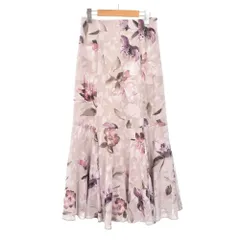 アプワイザーリッシェ Apuweiser-riche マーメイドプリントスカート ロング 花柄 1 ピンク ■FY
