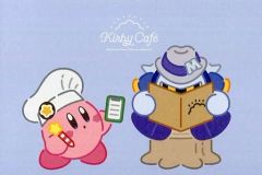[중고] 엽서 커비 & 메타 나이트 엽서 [별의 커비 커비 카페]