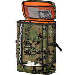 【新着商品】[AISFA] リュックメンズ 大容量 防災リュックサック スポーツ バックパック17インチPC 2層式 拡張機能 靴/弁当収納 PCビジネスリュック スクエア型 ラップトップバック bag USB充電機能付き30L アウトドア 登山 旅行 通勤