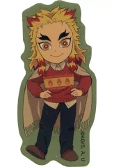 【中古】シール・ステッカー 煉獄杏寿郎(2023/クリスマス) 全みにきゃらイラストメタリックステッカー 「劇場版 鬼滅の刃 無限列車編 上映四周年記念 炎柱・煉獄杏寿郎カフェ×ufotable Cafe×マチ★アソビCAFE×ufotable DINING×