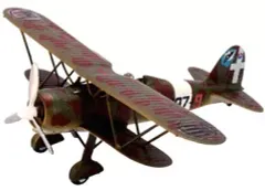 【中古】食玩 プラモデル 1/144 03C.フィアット CR.42 ファルコ イタリア空軍 第158航空群 387飛行隊 「ウイングキットコレクション vol.14 ～WWII 複葉機編～」 のサムネイル