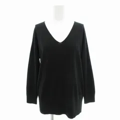 ジャーナルスタンダード レリューム JOURNAL STANDARD relume ニット セーター 長袖 Vネック カシミア混 F 黒 ブラック /GV