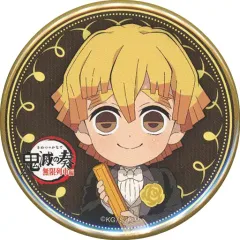 【中古】バッジ・ピンズ 我妻善逸(通常ver.) 「劇場版 鬼滅の刃 無限列車編 オーケストラコンサート 鬼滅の奏 描き下ろしみにきゃらランダム缶バッジ」