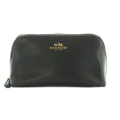 コーチ COACH ポーチ レザー 黒 F53386 /MI ■OS