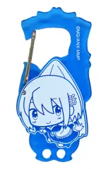 【中古】キーホルダー 美樹さやか(つままれVer.) アクリルカラビナ 「劇場版 魔法少女まどか☆マギカ[新編]叛逆の物語」 ローソン Loppi限定