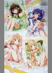 [중고] 잡화 센야 & 리제 & 코코아 & 샤로 특대 멀티 크로스 [캬라토 복권 주문은 토끼입니까?? ~ 휴식 시간 ~] A 상