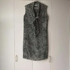 F StellaMcCartney ステラマッカートニー ドレス ワンピース 緑　グリーン　GREEN　ミドリ　お呼ばれ　デート　オフィスカジュアル　食事会