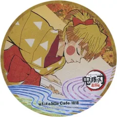 【中古】マグカップ・湯のみ 我妻善逸 コースター 「鬼滅の刃 遊郭編×ufotable Cafe×マチ★アソビCAFE 第三期」 ドリンクメニュー注文特典