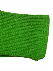 緑色 ケーブル編み ニットマフラー