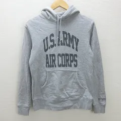 g■アヴィレックス/AVIREX PX ARMY プルオーバーパーカ/コットン【M】灰/men's/25【中古】■