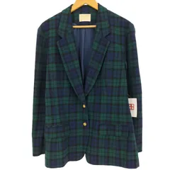 ペンドルトン PENDLETON USA製 ブラックウォッチ チェック ウール テーラードジャケット メンズ 表記無 のサムネイル
