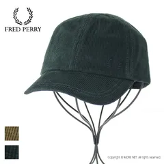[20%OFF] フレッドペリー FRED PERRY デュアルブランデッド ワッフルコーデュロイキャップ HW6686 メンズ レディース 帽子 ロゴ ローレル刺繍