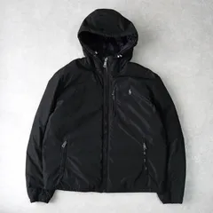 ポロ ラルフローレン スモールポニーロゴ ダウンジャケット ブラック メンズ