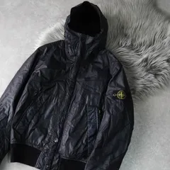 ストーンアイランド コンパスバッジ ムソラゴマータ フーデッドジャケット ブラック メンズ