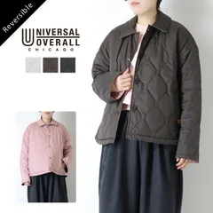[40%OFF] ユニバーサルオーバーオール UNIVERSAL OVERALL ライトリップキルト×ポリタフタ リバーシブルジャケット U2532522 中綿 アウター レディース 2025秋冬 [返品・交換不可]