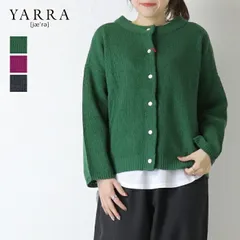[40%OFF] ヤラ YARRA イタリーメリノ2WAYカーディガン 1542-231 ニット ボタン ショート トップス 羽織 レディース 2025秋冬 [返品・交換不可]