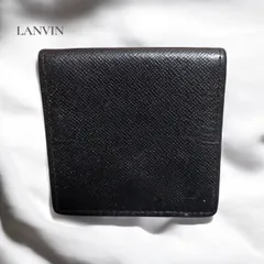 LANVIN ランバン　コインケース ブラック 黒　小銭入れ　小物　メンズ
