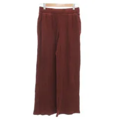 ジャーナルスタンダード レリューム JOURNAL STANDARD relume クロスワッフルイージーパンツワイド F ボルドー 21070462523010 /GV