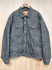 リーバイス ブラックデニム グースダウン トラッカージャケット