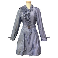 Ermanno Scervino♡トレンチコート♡ホワイト♡ボリューム袖 - メルカリ