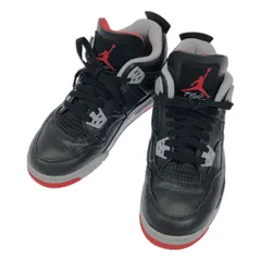 NIKE ナイキ GS AIR JORDAN 4 RETRO Bred Reimagined スニーカー FQ8213-006 ブラック 23.5cm