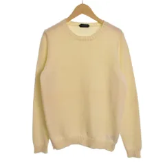 ザノーネ ZANONE ニット セーター 長袖 ウール 48 アイボリー