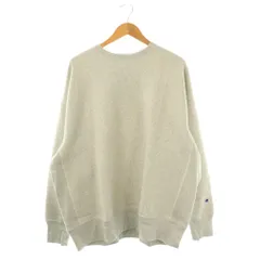 チャンピオン CHAMPION BEAMS別注 MIN-NANO クルーネックスウェット カットソー 長袖 裏起毛 XL グレー /DO ■OS ■AD