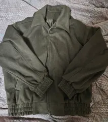 スタンダードエラー ブルゾン スウェード ジャケット カーキ