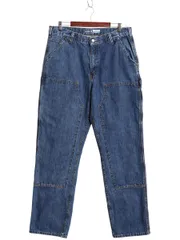 【お得なクーポン配布中!】 US企画 カーハート ダブルニー デニム ペインター パンツ メンズ 36 34 / ジーパン ジーンズ ワーク ストレート ヘビーウェイト ボトムス