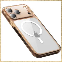 ☆彡送料無料でお届け☆彡Color:オレンジ_Size:iPhone17 ProMax用 【MagSafe対応・クリスタルクリア】 For iPhone17 ProMax ケース カメラレンズ保護 衝撃吸收 超薄型 軽量 すり傷防止 黄変防止 アイフォン17