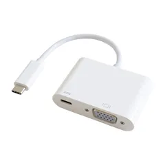 新品 GOPPA ゴッパ USB Type-C to VGA変換アダプタ (PD対応) ホワイト GP-CV15H/W