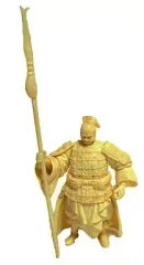【中古】食玩 トレーディングフィギュア 張飛翼徳 象牙色版 「三国志 第壱集 海洋堂 三国志 フィギュアコレクション」