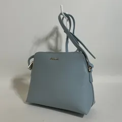 2510-436｜美品｜フルラ ショルダーバッグ レザー ライトブルー