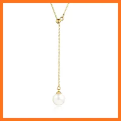 【新品】 [IDOKAWA] ネックレス レディース パール 7mm-12mm 揺れる ネックレス シルバー925 金属アレルギー対応 人気 結婚式 誕生日 母の日 ギフトボックスセット 0