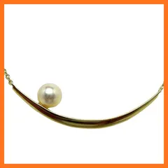 【新品】 Isowa Pearl（伊勢志摩の真珠専門店 イソワパール） アコヤ真珠 ペンダントネックレス 7.0-7.25mm ホワイトピンク シルバー（金色） 1