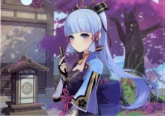 【中古】クリアファイル 神里綾華 A4クリアファイル 「原神-GENSHIN- 神里綾華・白鷺氷華Ver. 1/7 PVC＆ABS製塗装済み完成品」 予約特典