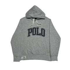 S POLO RALPH LAUREN(ポロラルフローレン) ビックロゴ グレー 起毛 Tシャツ