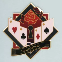 【中古】シール・ステッカー ハーツラビュル寮 「ディズニー ツイステッドワンダーランド 3D Magical Live -Blazing Jewel- ランダム曲イメージステッカー」