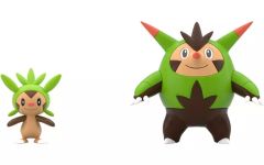 【中古】食玩 トレーディングフィギュア 3.ハリマロン＆ハリボーグ 「ポケモンスケールワールド カロス地方」