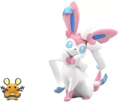 【中古】食玩 トレーディングフィギュア 4.ニンフィア＆デデンネ 「ポケモンスケールワールド カロス地方」