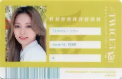 【中古】キャラカード ツウィ(TWICE) IDカード 「CD #TWICE3 初回限定盤A」 封入特典