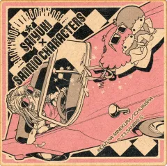 【中古】コースター 金蝉童子×リトルツインスターズ ウッドコースター 「最遊記×サンリオキャラクターズ POP UP SHOP」