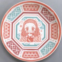 [중고] 접시·찻잔 슌몬 禰豆子 쿈 캐릭터 작은 접시 [이치 반 쿠지 귀멸의 칼날 최고위의 검사 "기둥"] F상